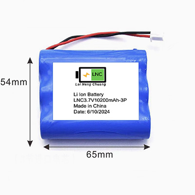 3.7V Li-ion 18650 Battery 10200mAh