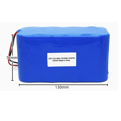 3.2V 48Ah 32700 1S8P Long Life  Rechargeable Lithium Ion Battery LiFePO4 Battery