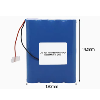 3.2V 48Ah 8P 32700 Lifepo4 Akku Lithium Iron Phosphate Battery for Solar lightings