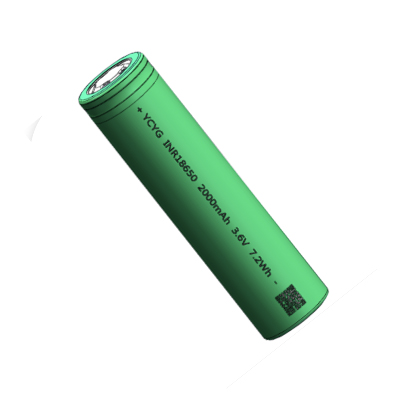 3.6V 18650 2000mAh 10C NCM li ion cell for Power tools