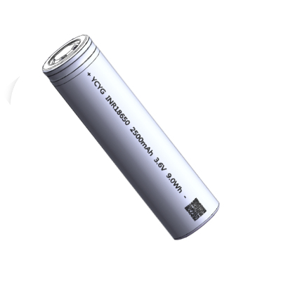 3.6V 18650 2500mah 8C NCM Li ion Cell