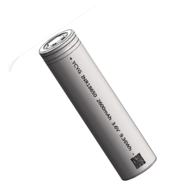 3.6V 18650 2600mAh 5C NCM Li ion Cell