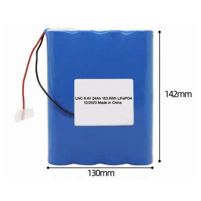 Custom 24Ah 2S4P IFR32700 6.4V LFP Li-ion Rechargeable Battery Pack for Solar Lights Led