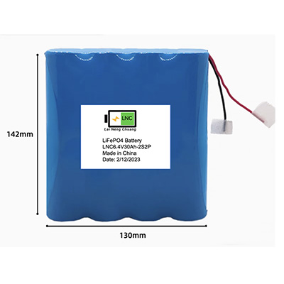 Environmental Sustainability 6.4V 30Ah LiFePO4 Battery Pack