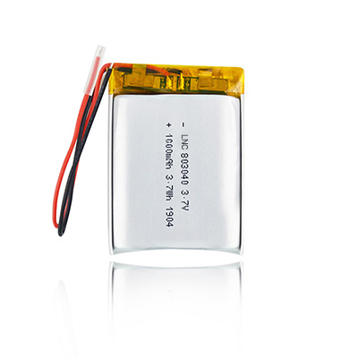 Li Polymer Battery 3.7V 1000mAh 803040