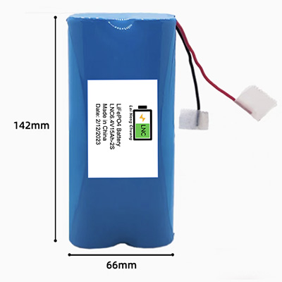 Long Cycle Life 6.4V 15Ah LiFePO4 Battery