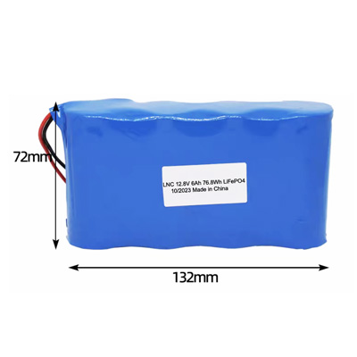 OEM Rechargeable 12.8V 4S 6Ah Lithium LiFePO4 Battery for Solar Lights with Solar Panels