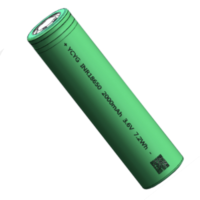 3.6V 18650 2000mAh 10C NCM li ion cell for Power tools