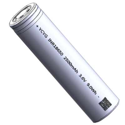 3.6V 18650 2500mah 8C NCM li ion cell